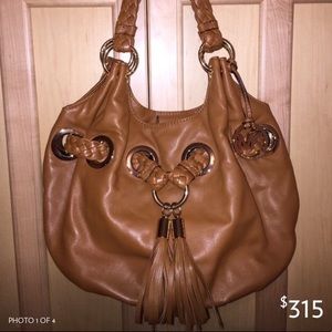 Michael Kors Camden large leather shoulder tote